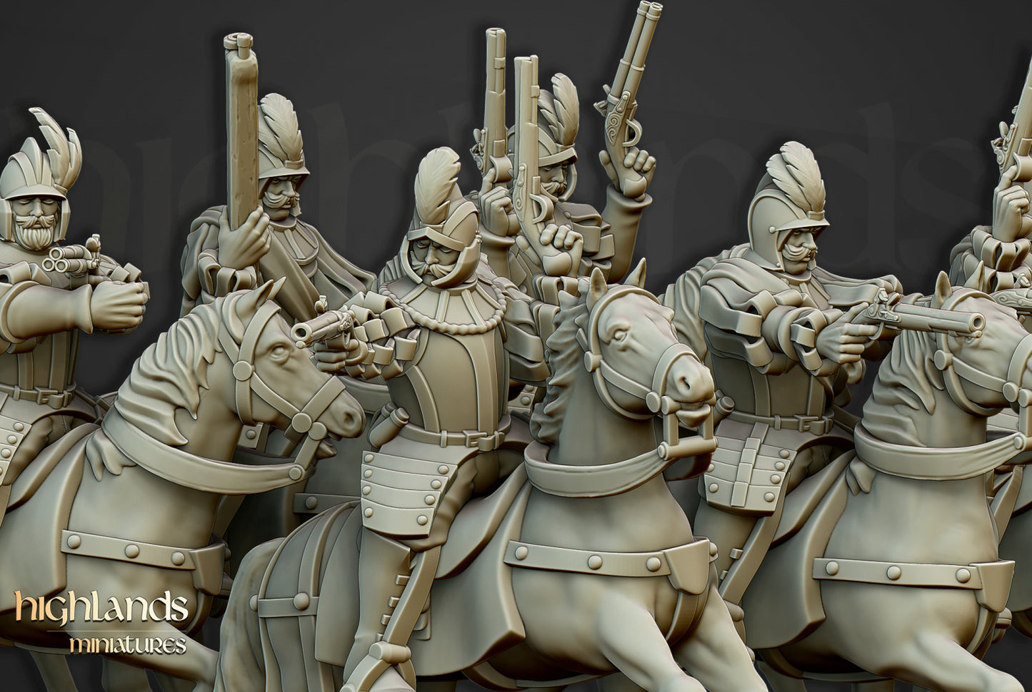 The Black Riders by Highlands Miniatures,