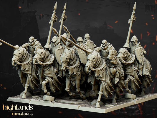 Dark Knight Cavalry Unit by Highlands Miniatures