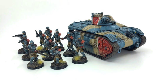 Krevarian Dragoon Squad with Ammit Infantry Fighting Vehicle