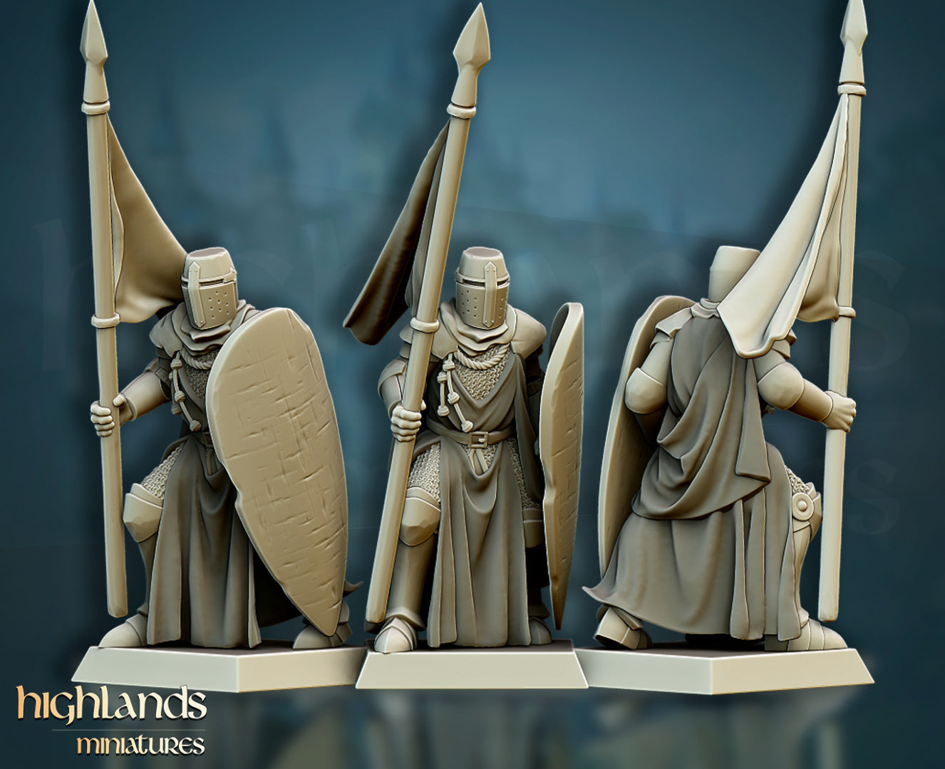 Crusaders Core Unit by Highlands Miniatures