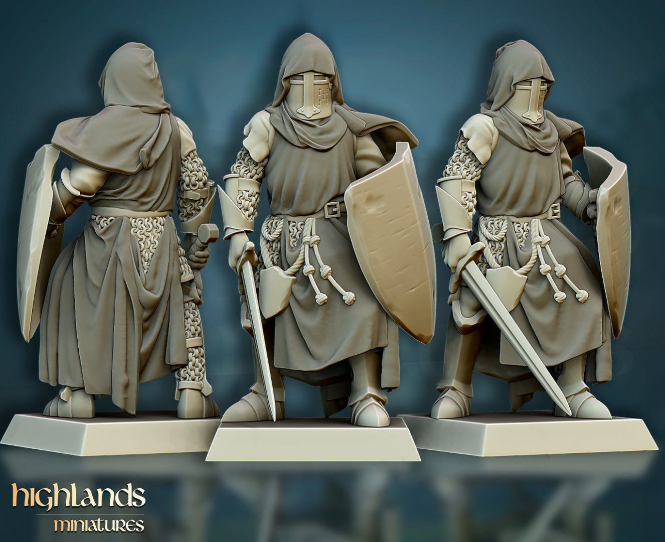 Crusaders Core Unit by Highlands Miniatures