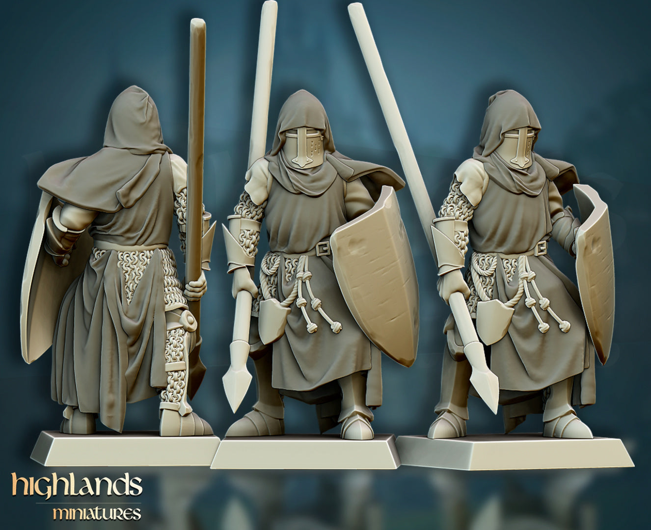 Crusaders Core Unit by Highlands Miniatures