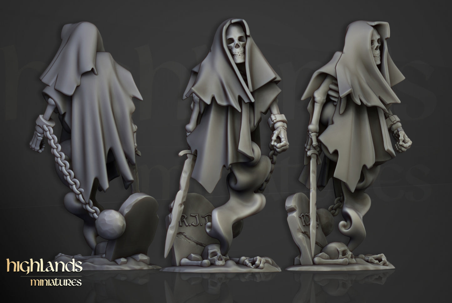 Crypt Ghosts by Highlands Miniatures