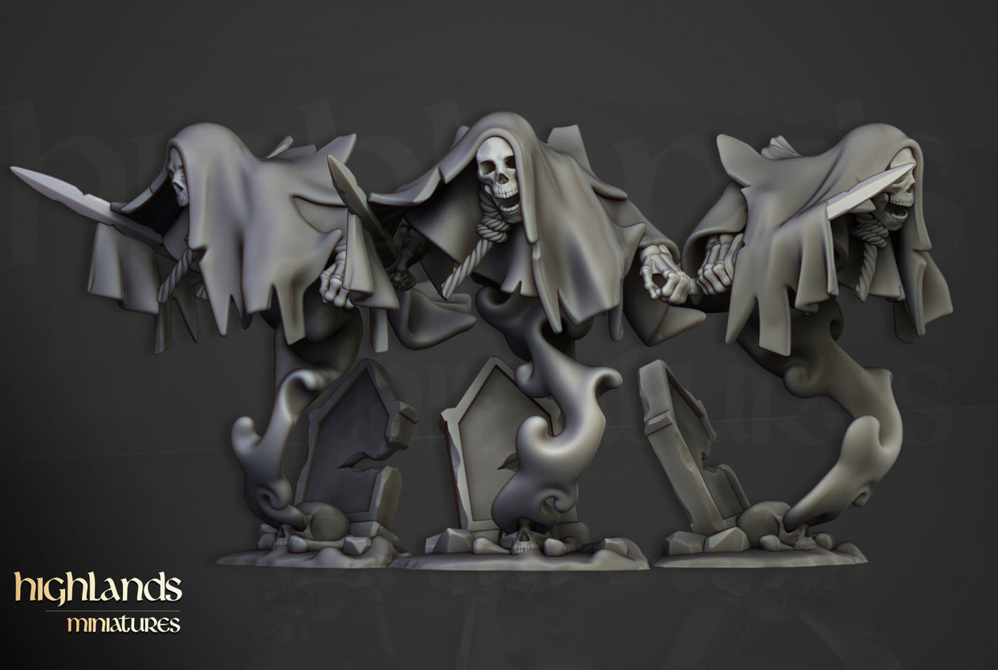 Crypt Ghosts by Highlands Miniatures