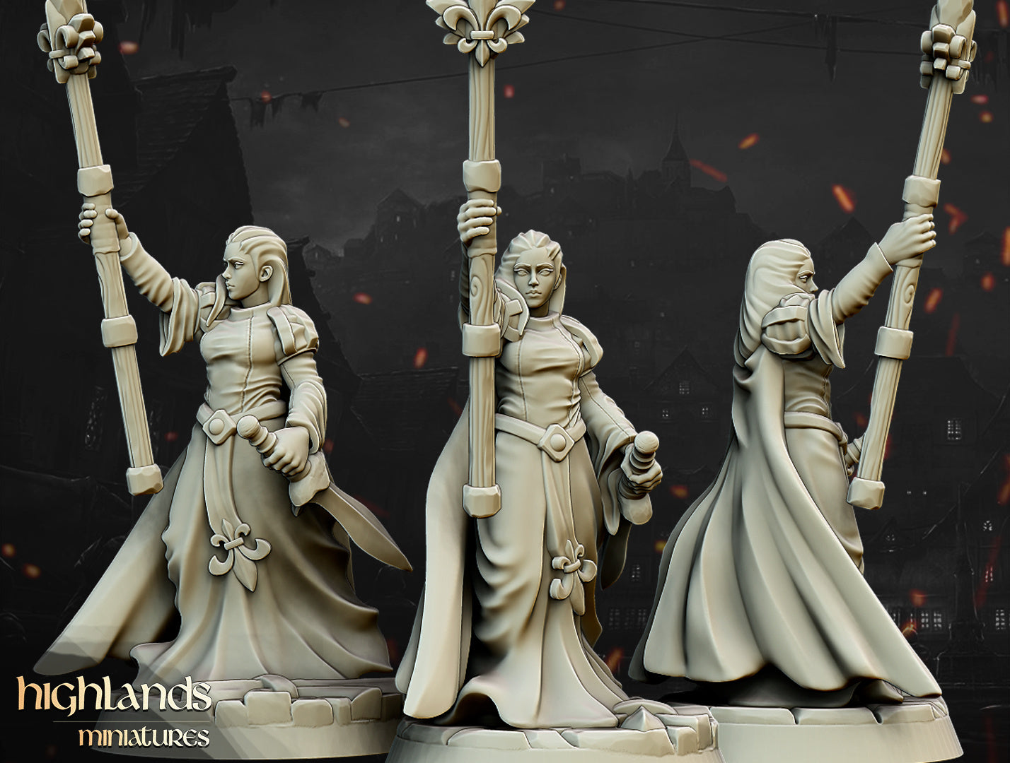 Damsel of the Lady by Highlands Miniatures
