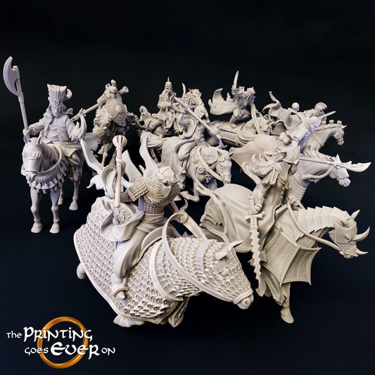Dark Riders Mounted Set by The Printing Goes Ever On