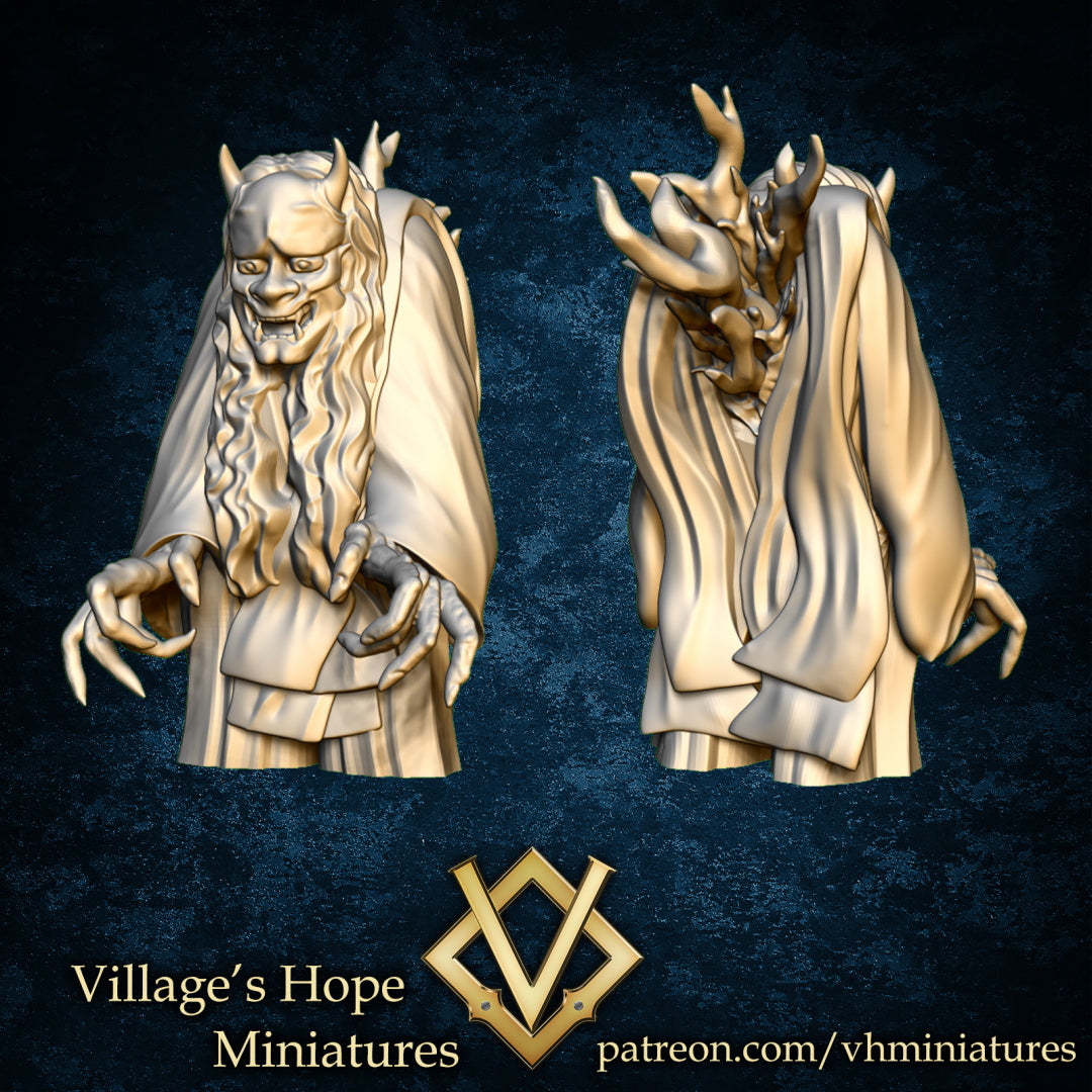 Japanese Mask People by Village's Hope Miniatures