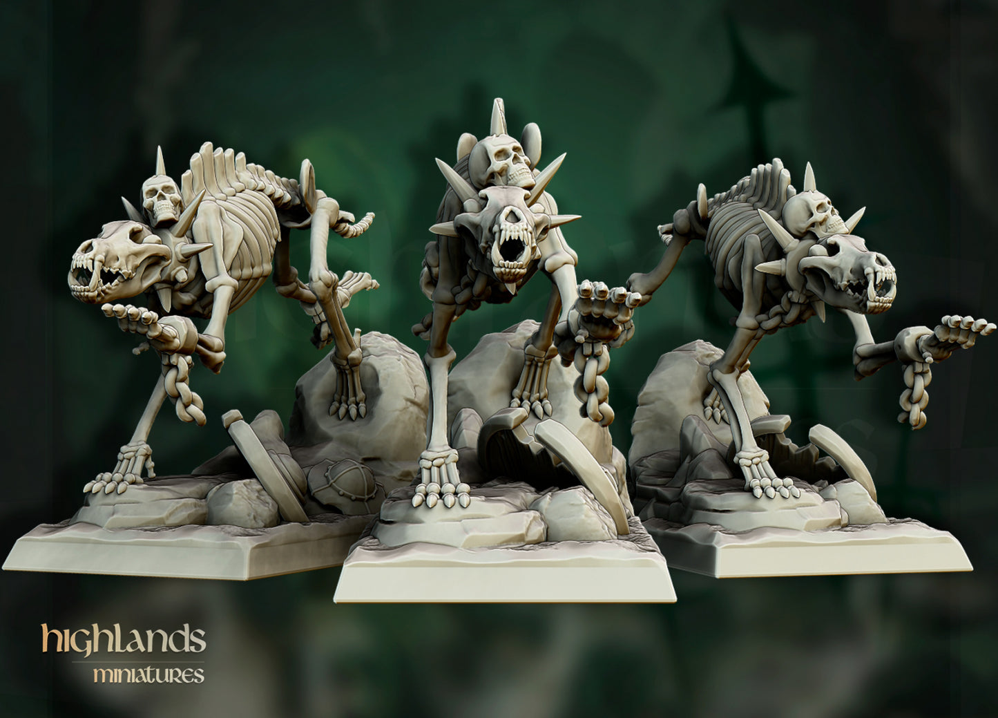 Direwolves by Highlands Miniatures