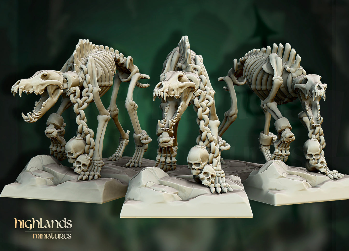 Direwolves by Highlands Miniatures