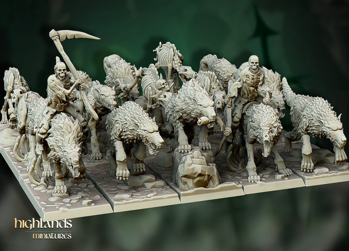 Direwolves by Highlands Miniatures