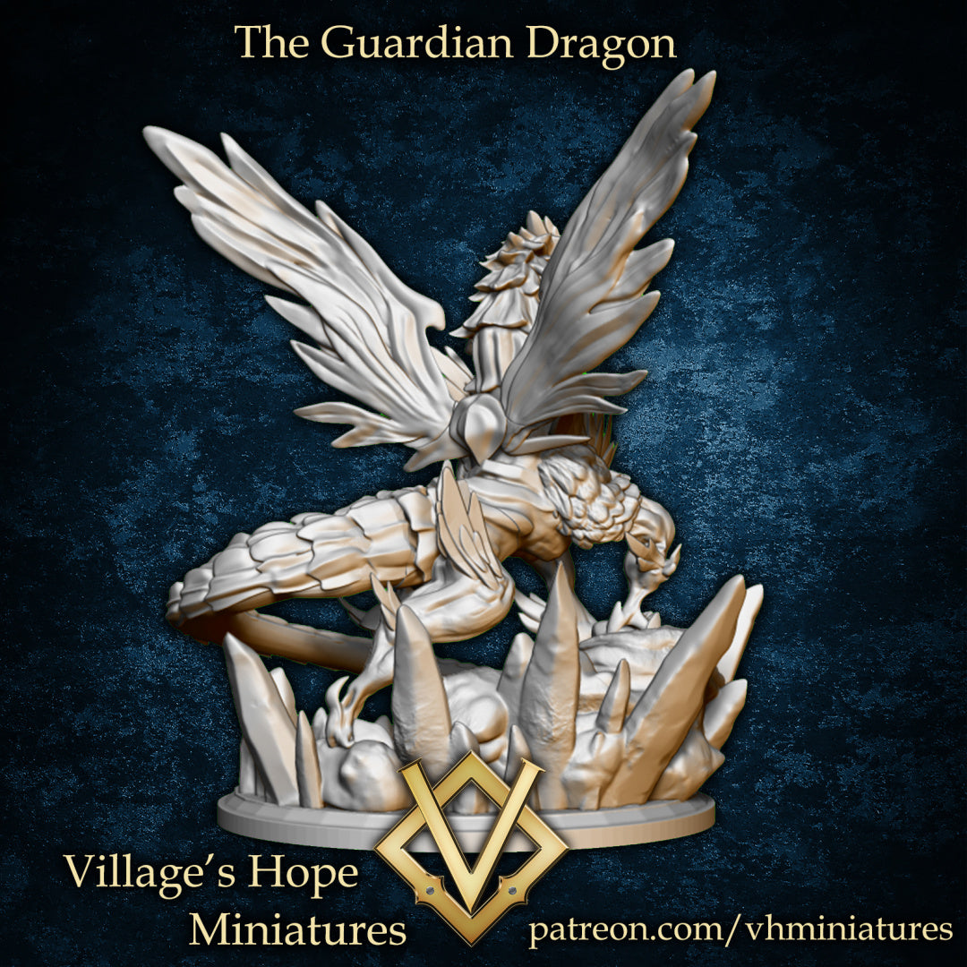 The Guardian Dragon by Village's Hope Miniatures