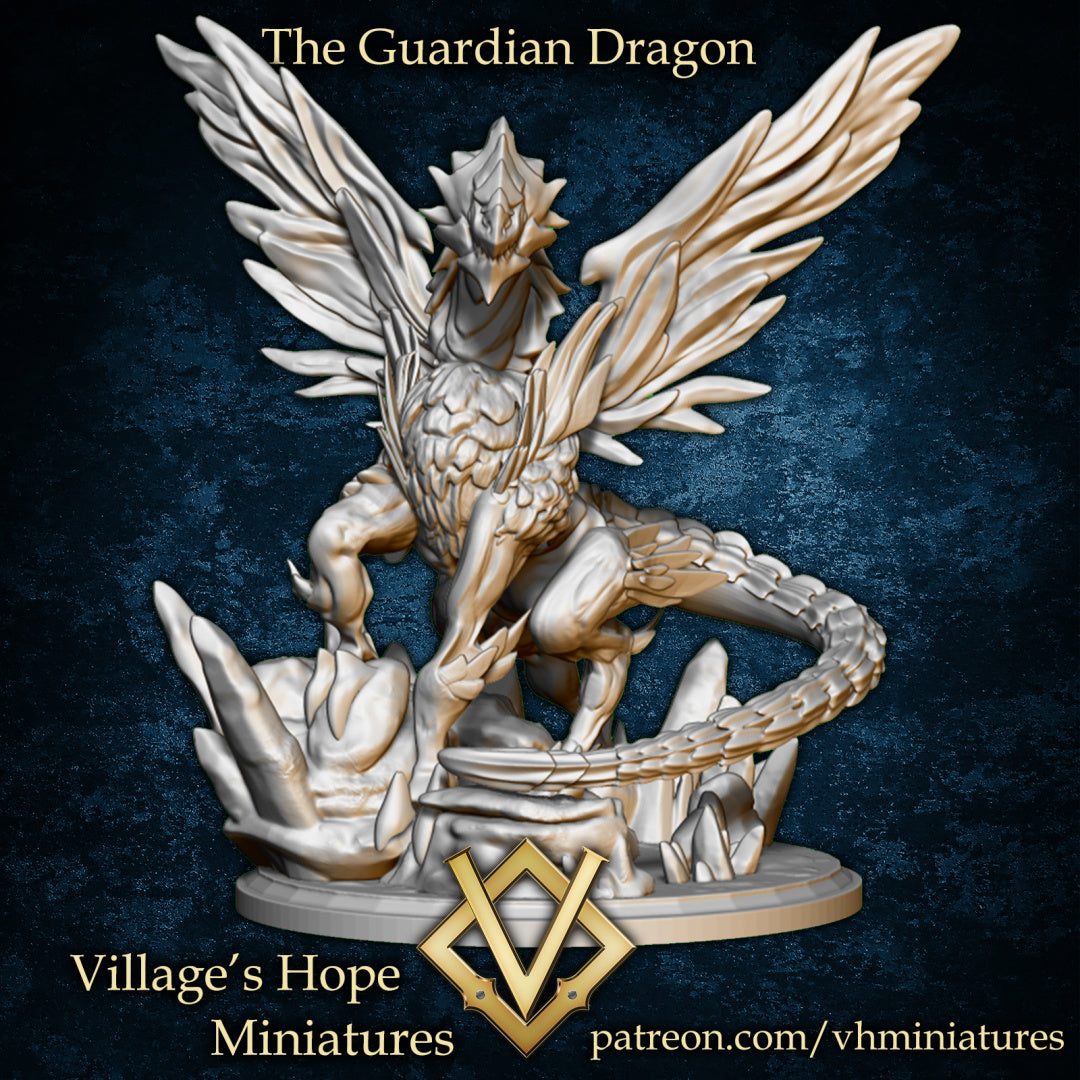 The Guardian Dragon by Village's Hope Miniatures