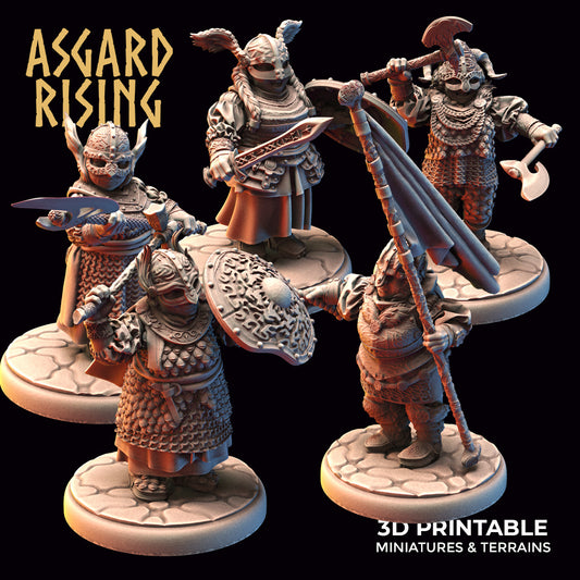 Dwarf Shieldmaiden Command by Asgard Rising
