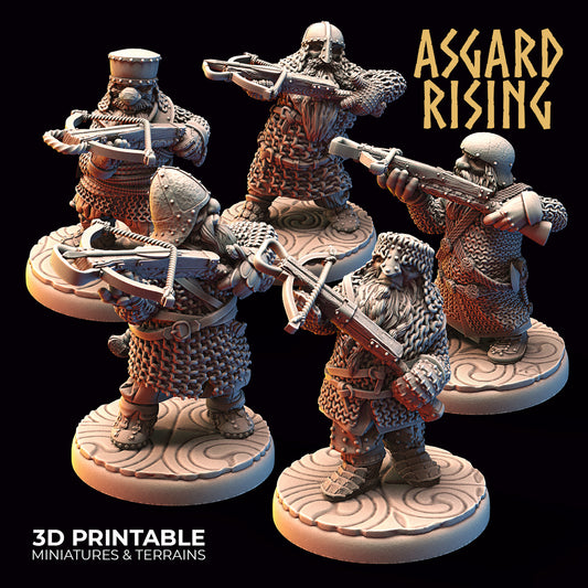 Dwarf Crossbowman in Chainmail by Asgard Rising