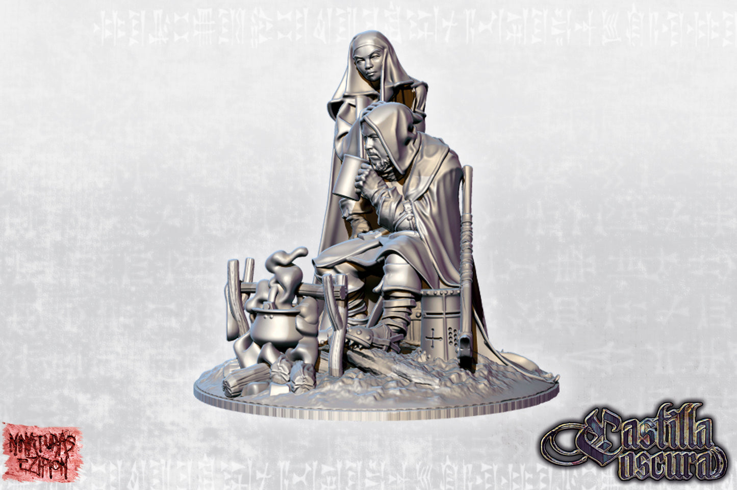 Eulogio's Last Beer Vignette by Ezipion Miniatures