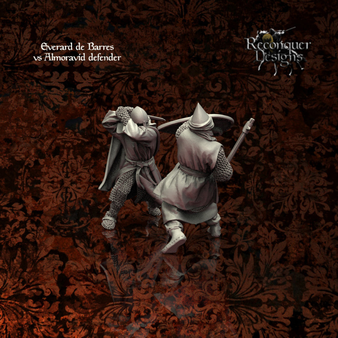 Everard de Barres, Knight Templar vs Almoravid.