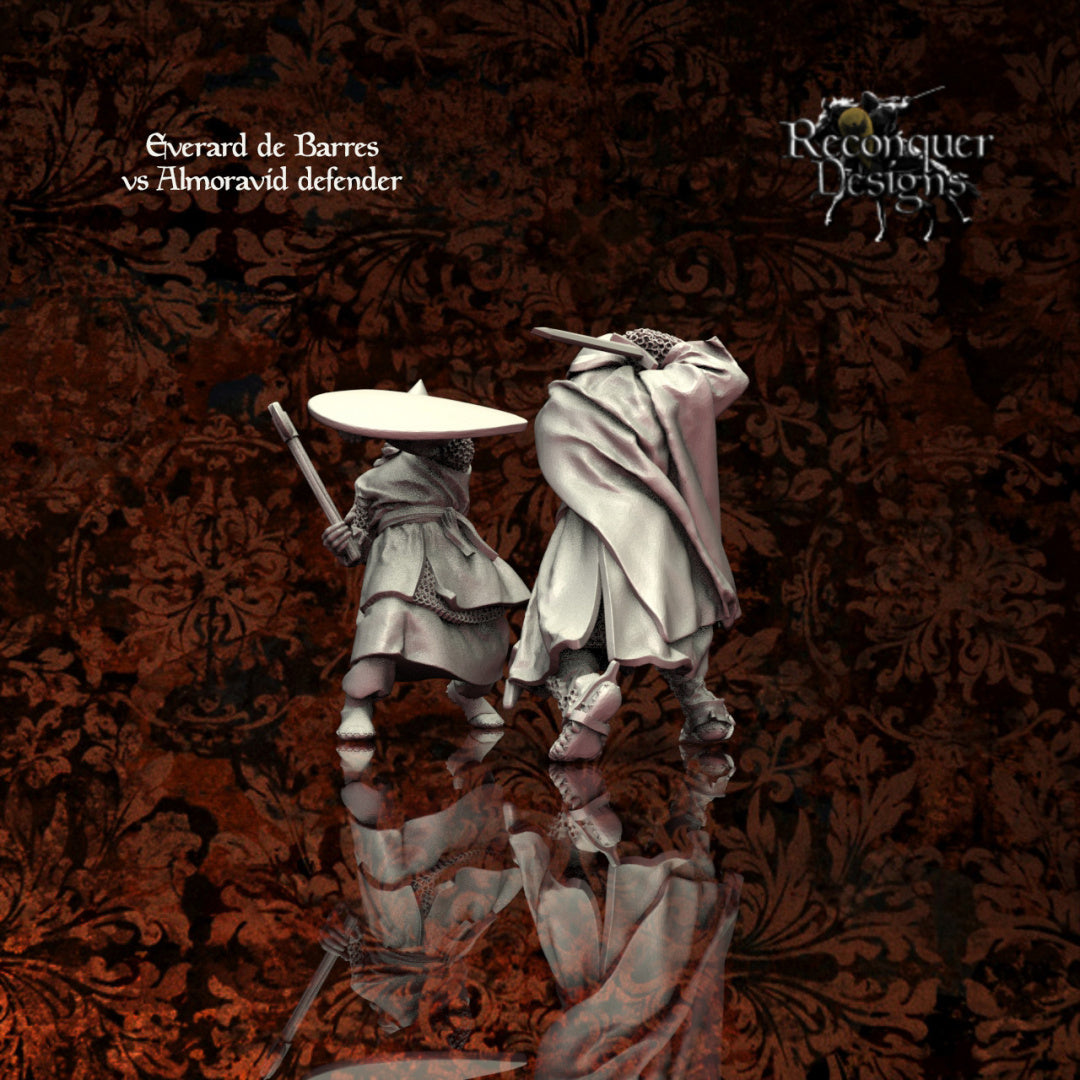 Everard de Barres, Knight Templar vs Almoravid.