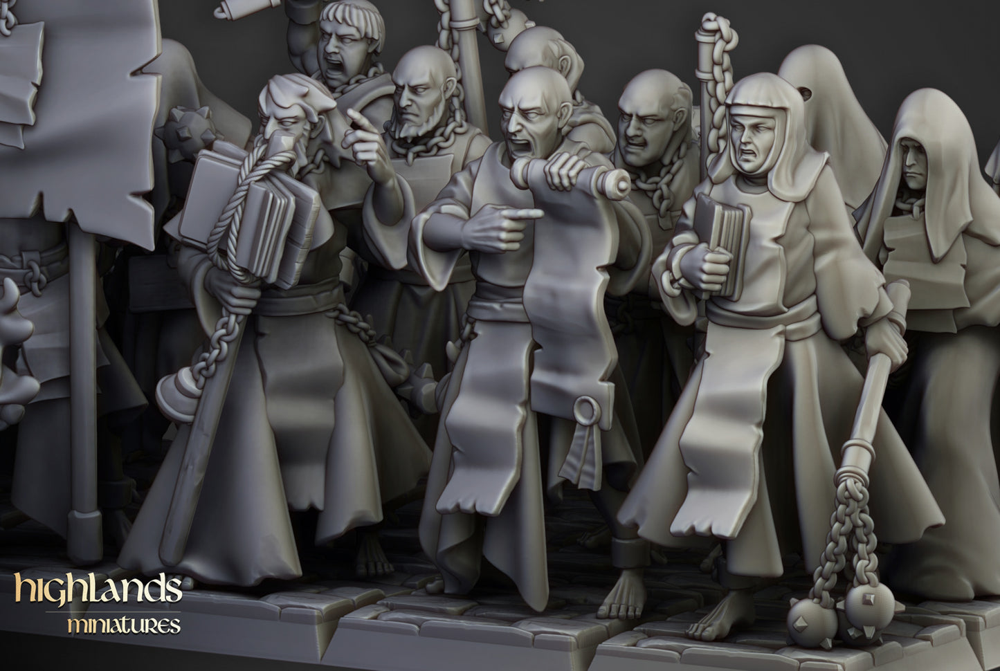 Fanatical Zealots by Highlands Miniatures