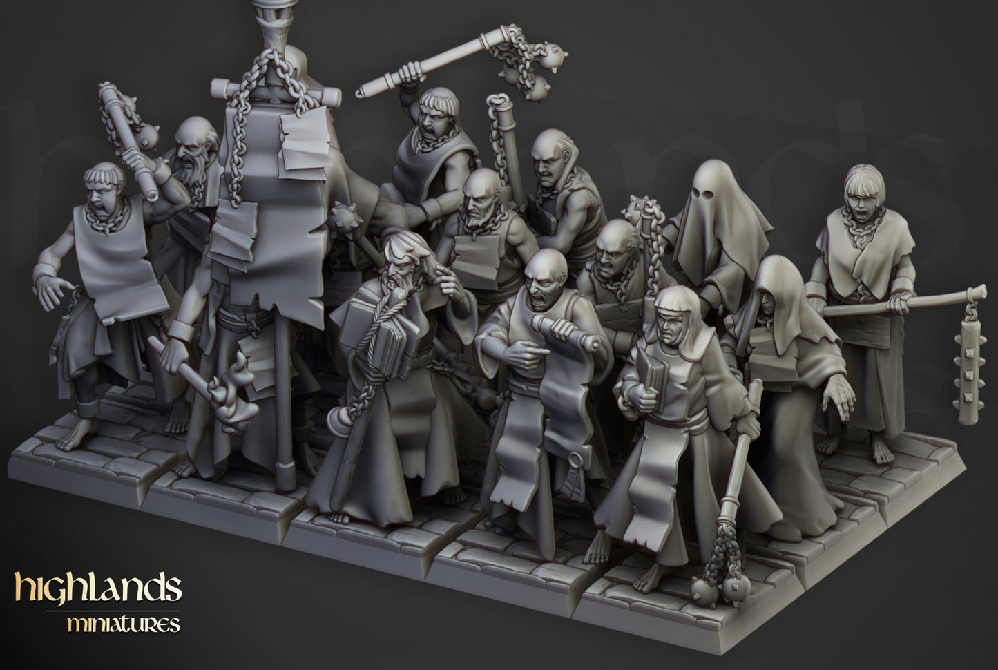 Fanatical Zealots by Highlands Miniatures