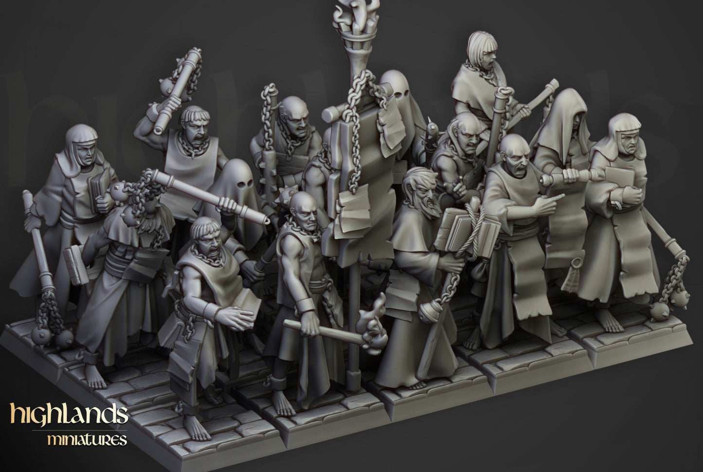 Fanatical Zealots by Highlands Miniatures
