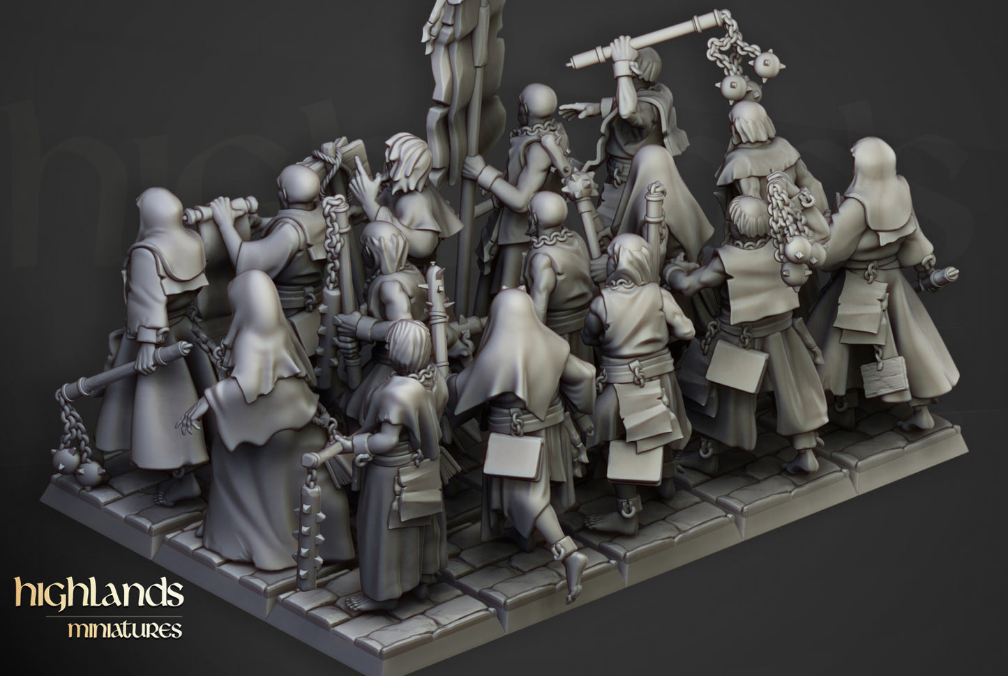 Fanatical Zealots by Highlands Miniatures