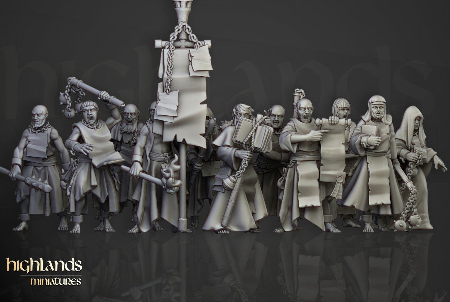 Fanatical Zealots by Highlands Miniatures