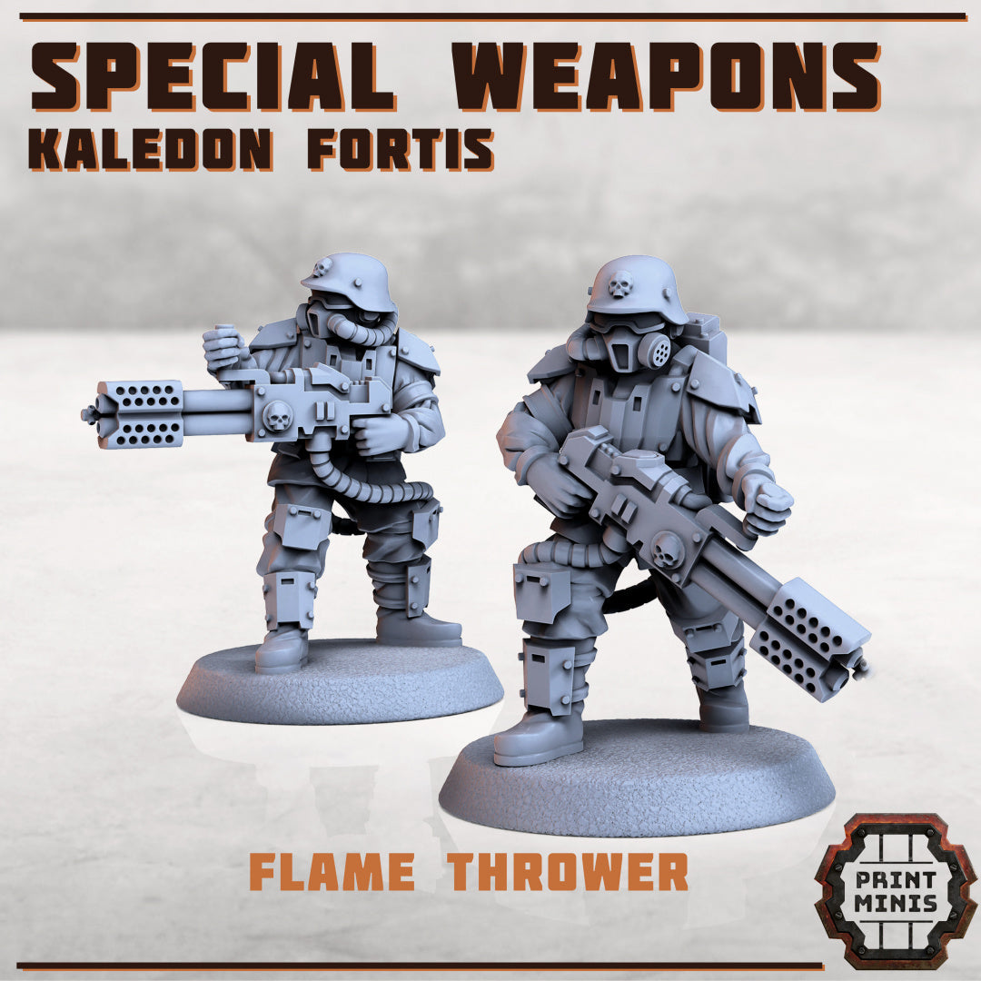 Kaledon Light Infantry Special Weapons