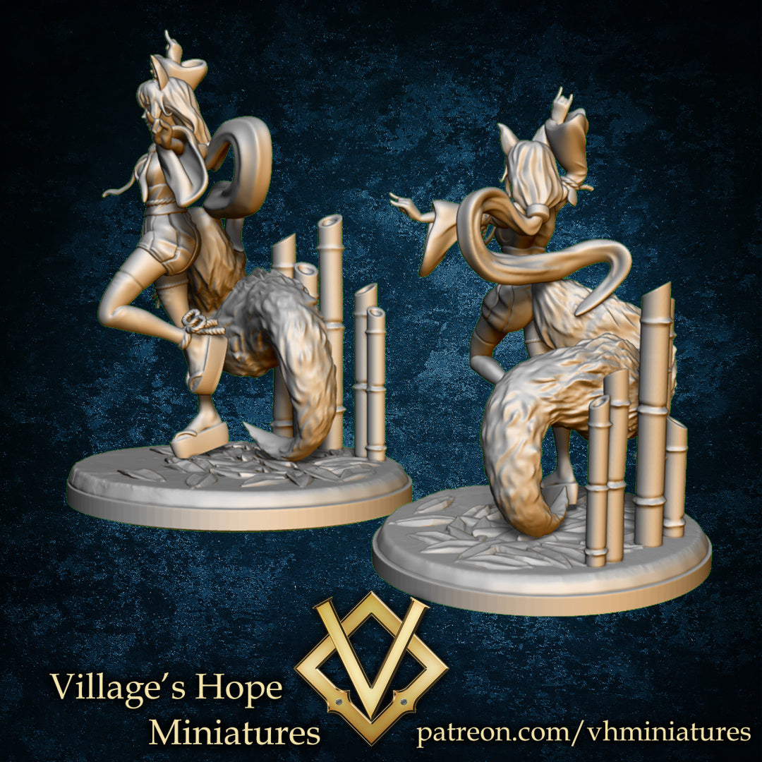 Kitsune Girl by Village's Hope Miniatures
