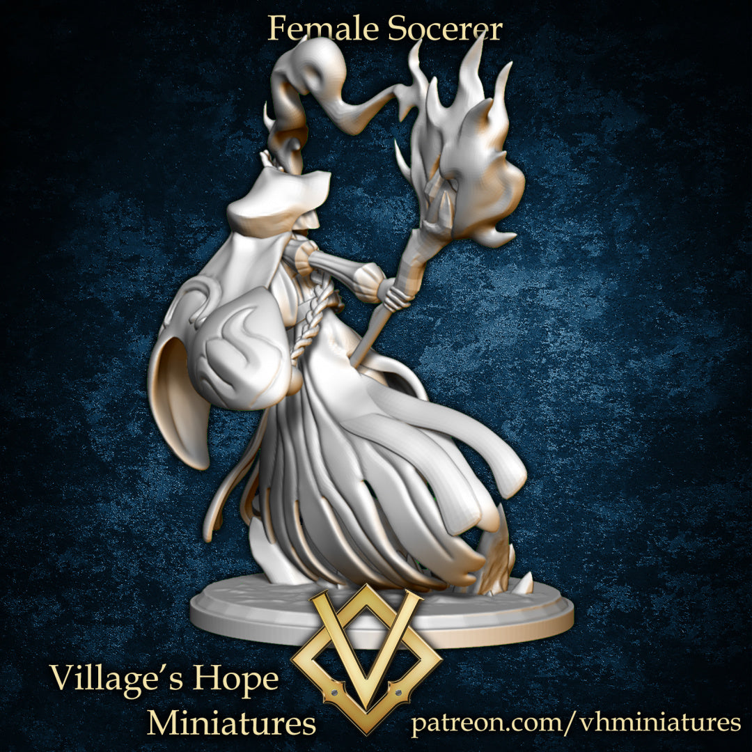 Female Sorcerer by Village's Hope Miniatures