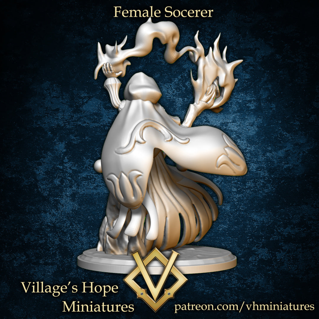 Female Sorcerer by Village's Hope Miniatures