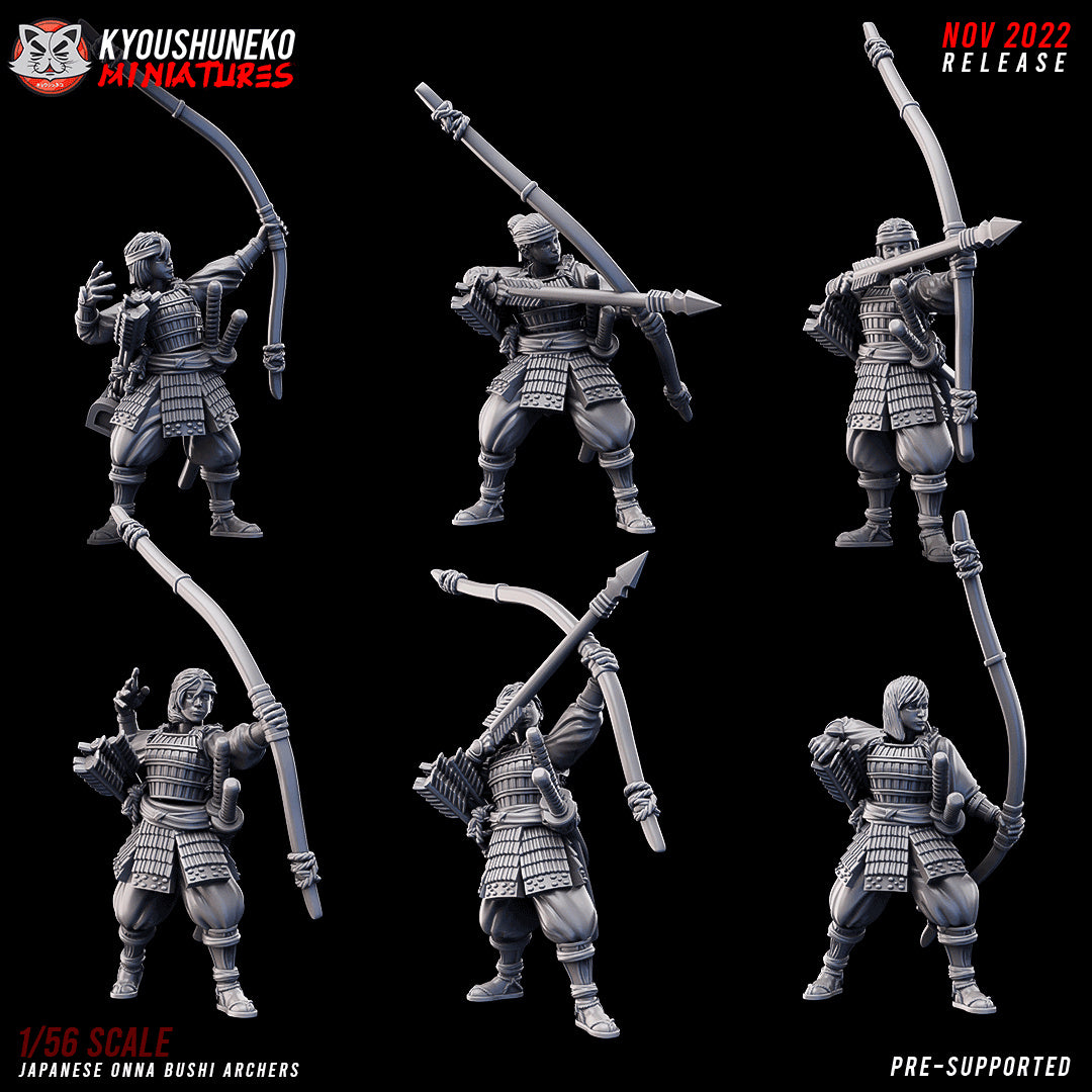 Japanese Onna Bushi Archers