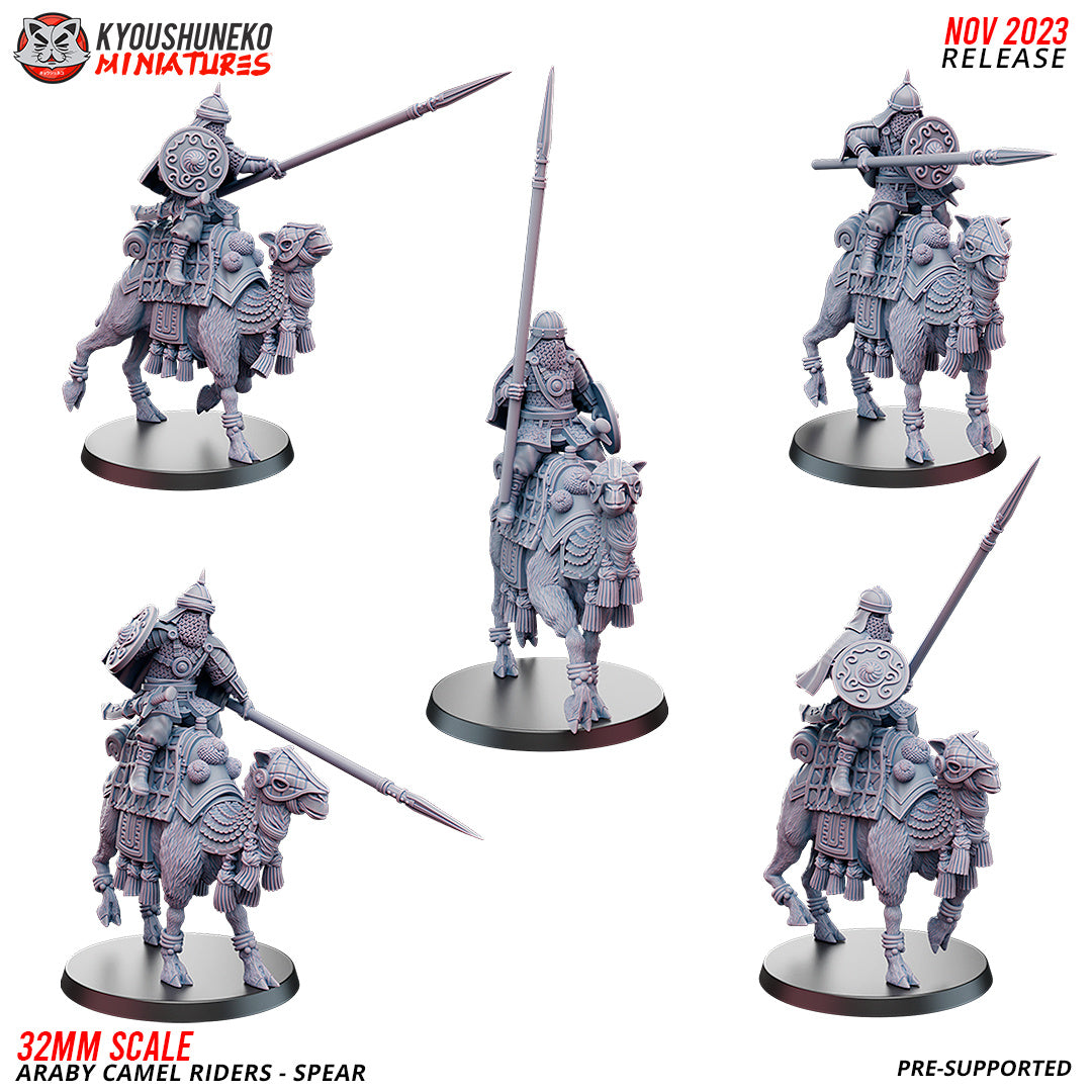 Mounted Spearmen Araby Camel Riders
