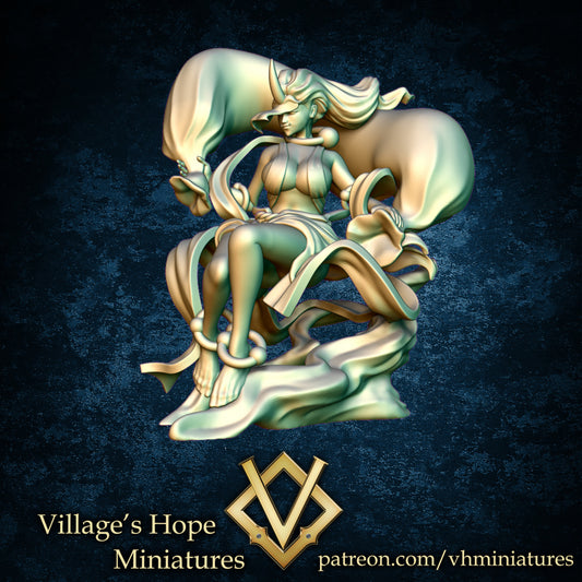 Fujin Goddess of Wind and Storm by Village's Hope Miniatures