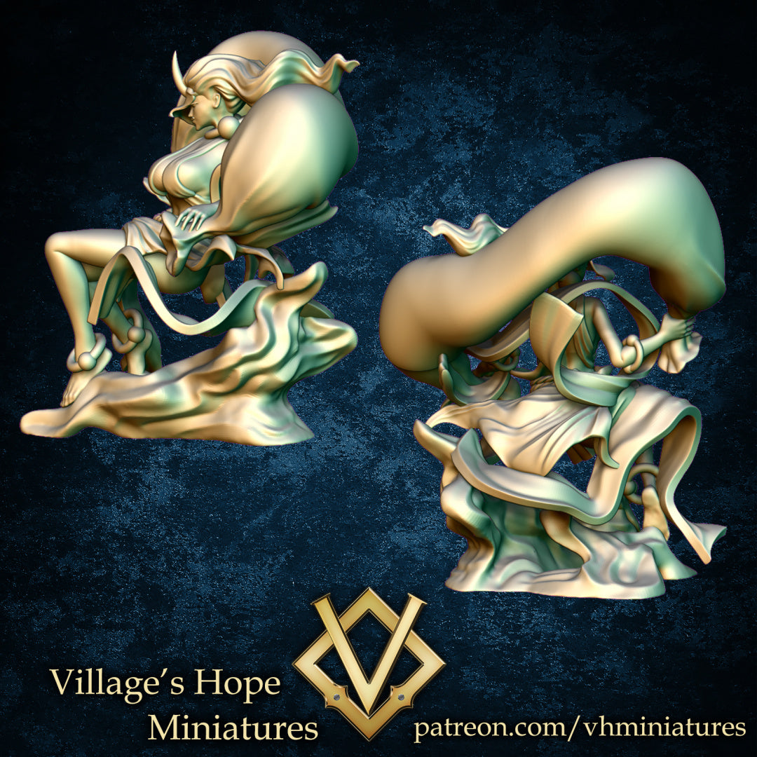 Fujin Goddess of Wind and Storm by Village's Hope Miniatures