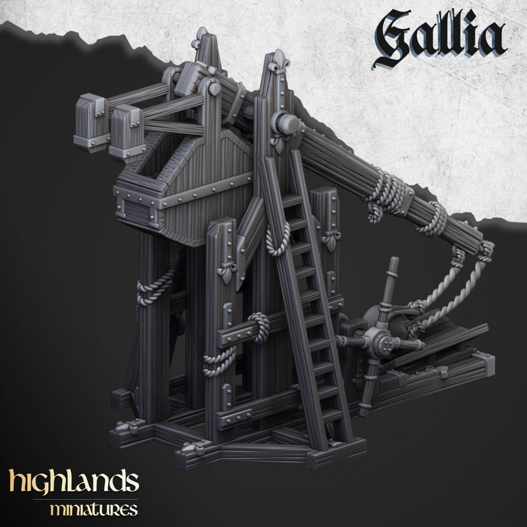 Gallia Trebuchet by Highlands Miniatures