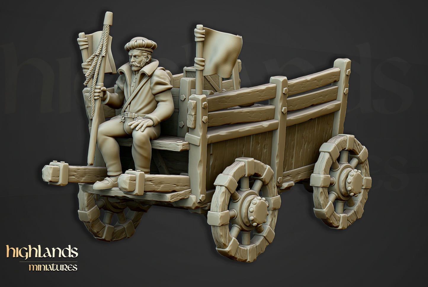 Gold Wagon by Highlands Miniatures