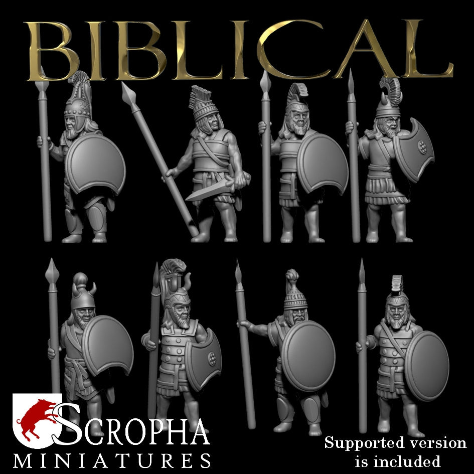 Mycenaean Late Warriors by Scropha Miniatures