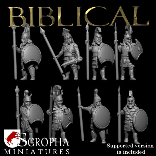 Mycenaean Late Warriors by Scropha Miniatures