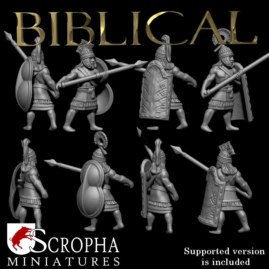 Mycenaean Warriors by Scropha Miniatures