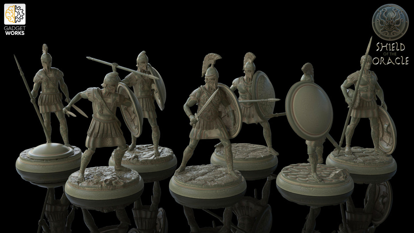 Greek Hoplites by Gadgetworks Miniatures