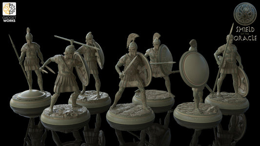 Greek Hoplites by Gadgetworks Miniatures