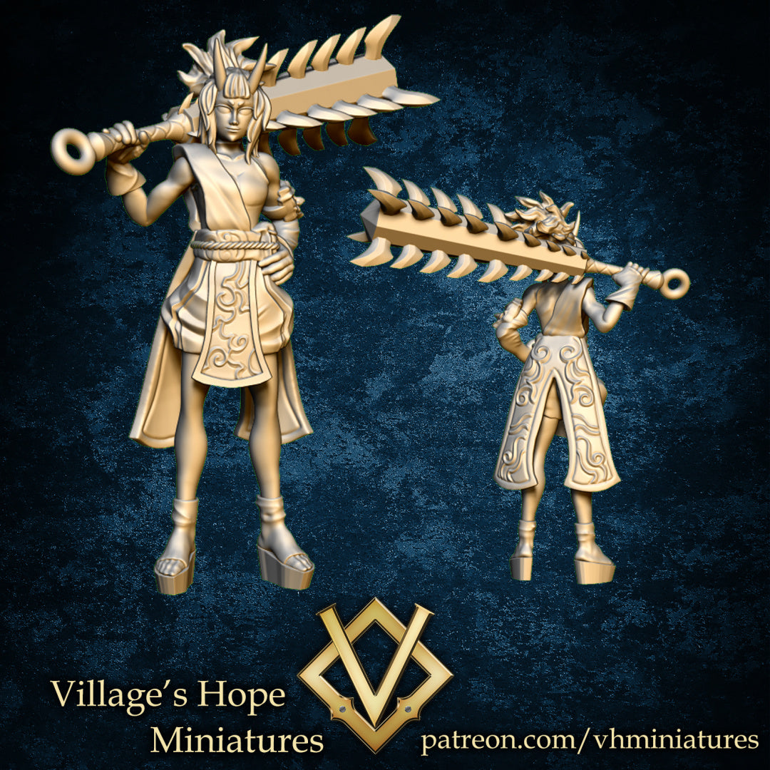 Ibaraki Douji Oni Prince by Village's Hope Miniatures