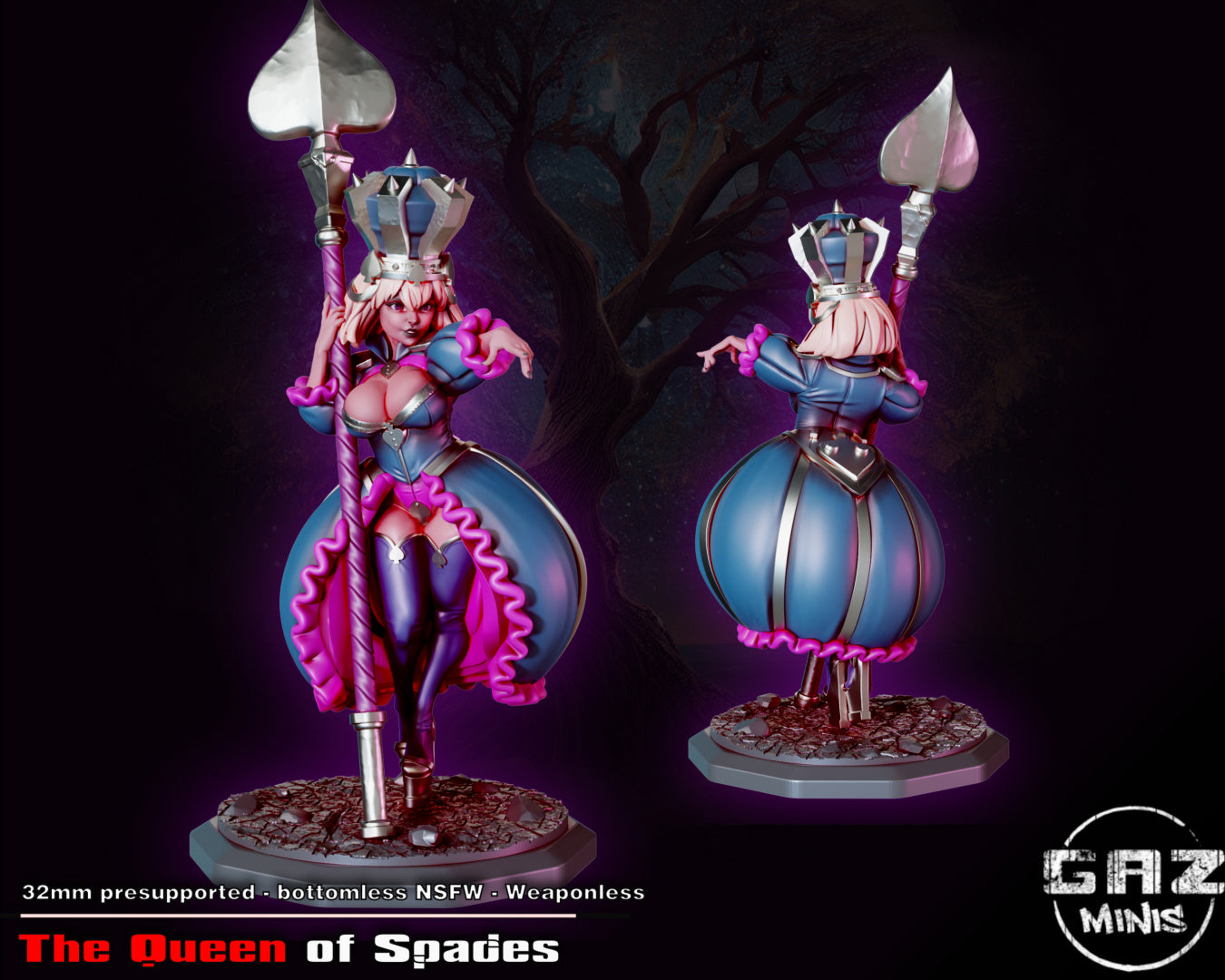 The Queen of Spades by Gaz Minis