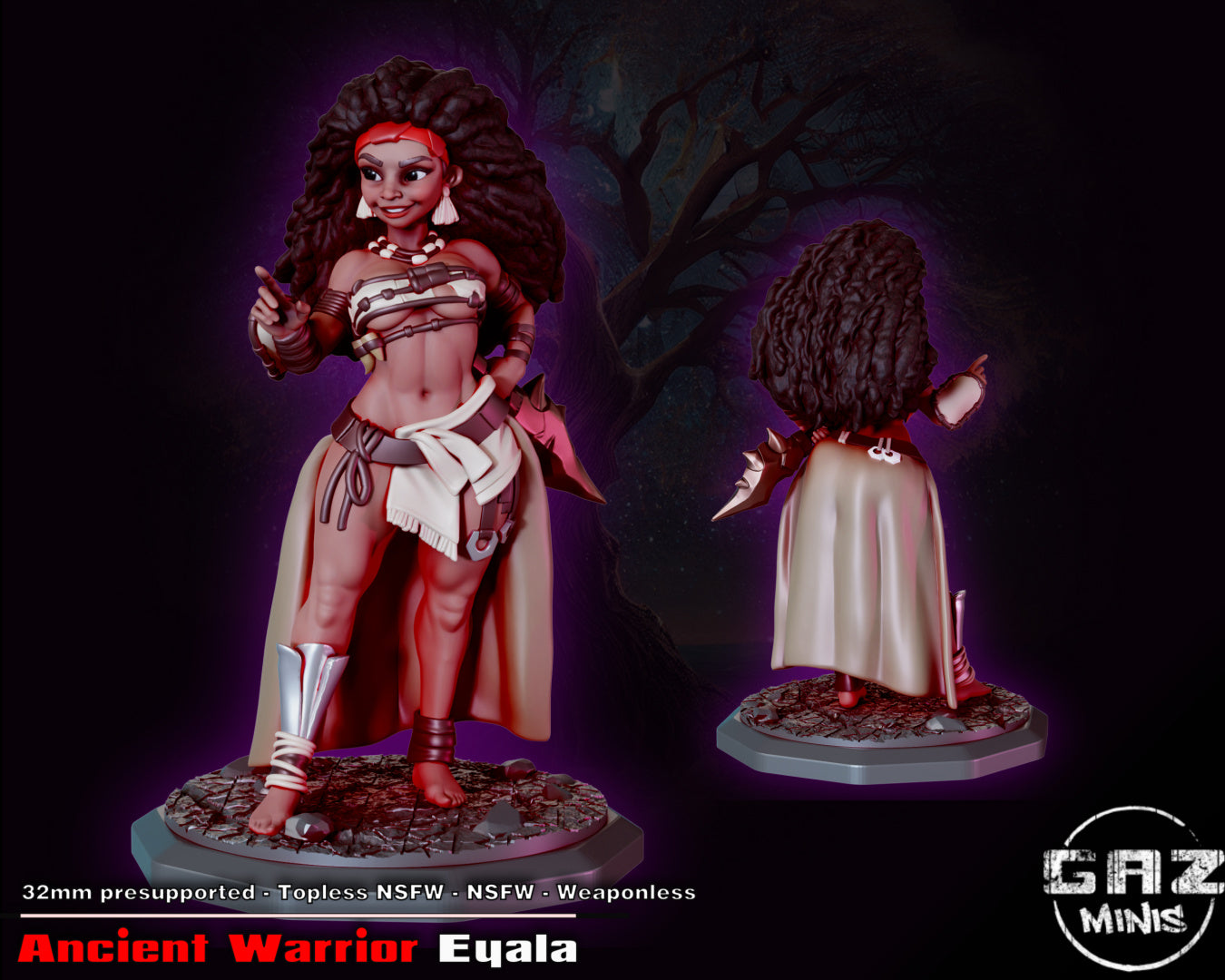 Ancient Warrior Eyala by Gaz Minis