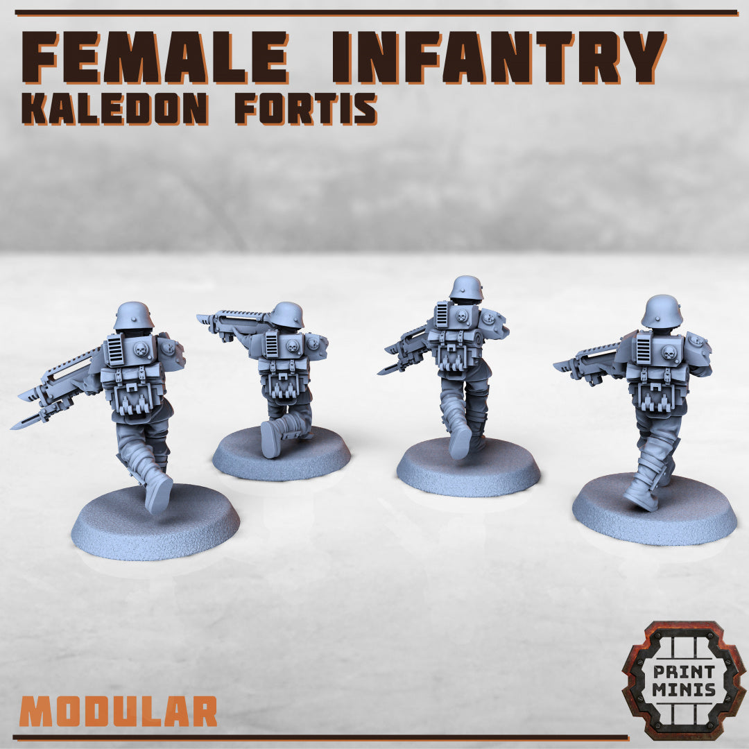 Kaledon Light Infantry Female Trooper Set