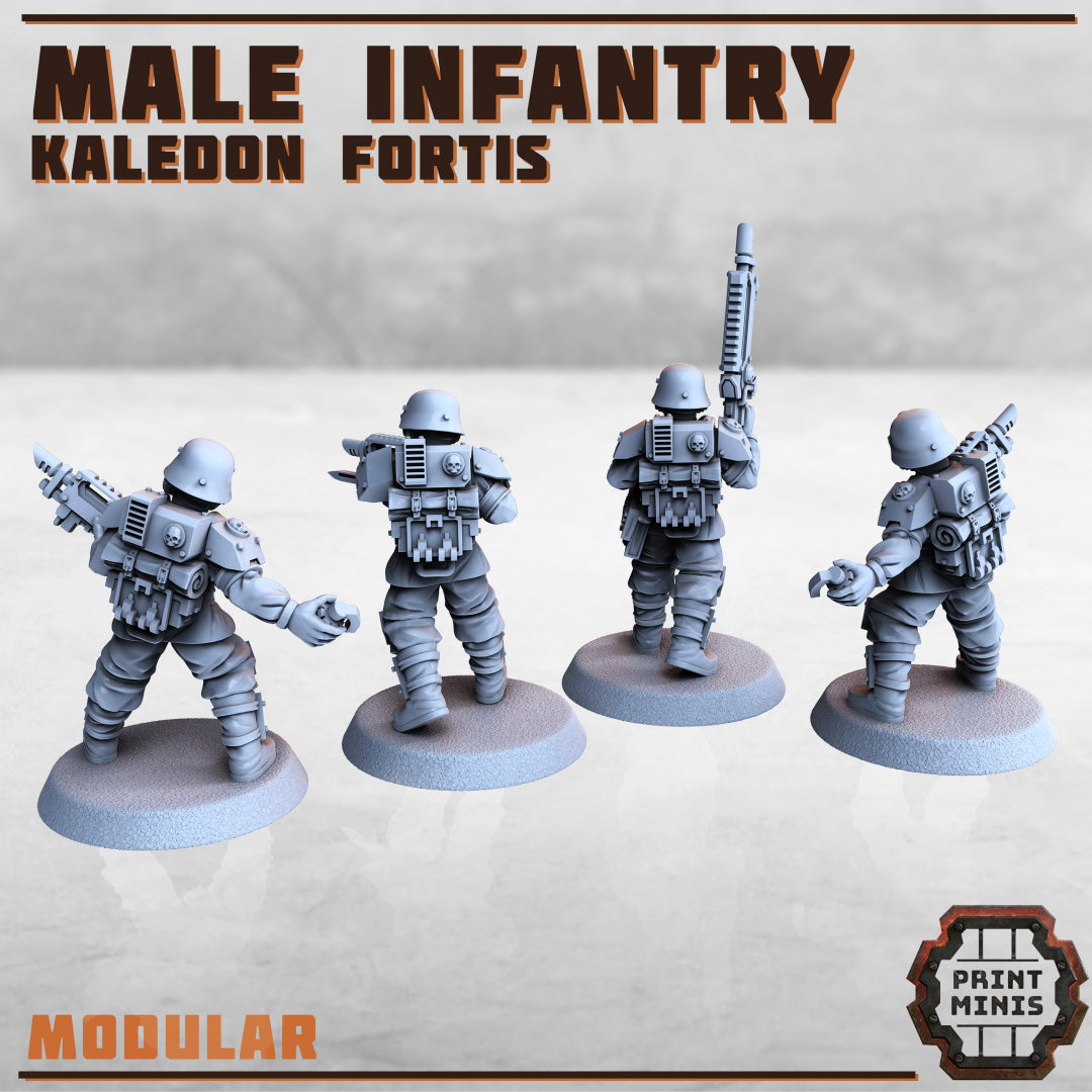 Kaledon Light Infantry Male Trooper Set