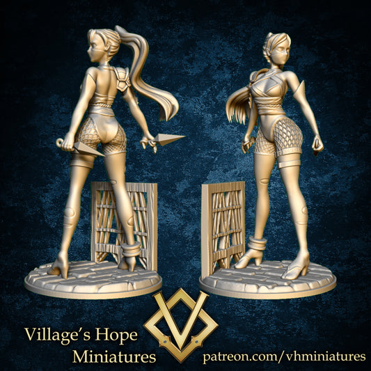 Sexy Guild Mate Kunoichi by Village's Hope Miniatures