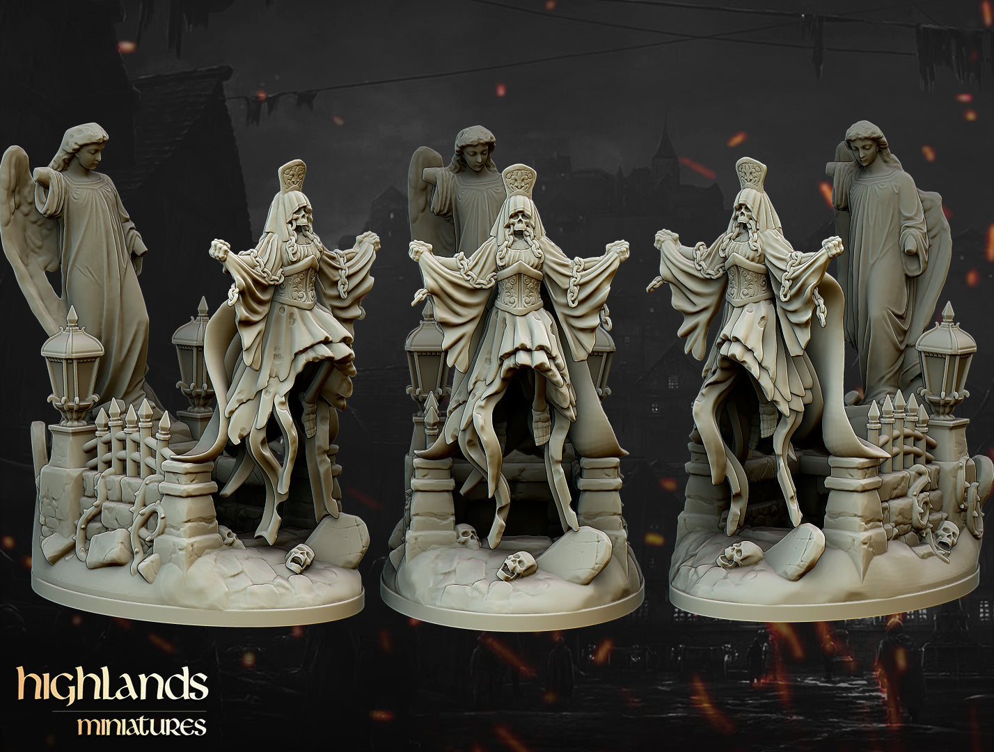 Lady Violet Spectral Widow by Highlands Miniatures