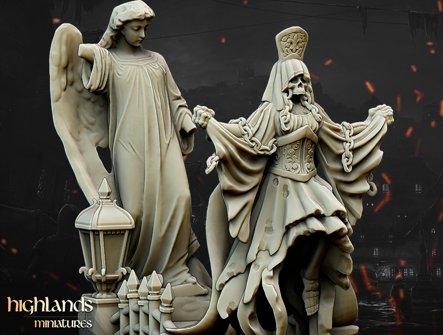 Lady Violet Spectral Widow by Highlands Miniatures