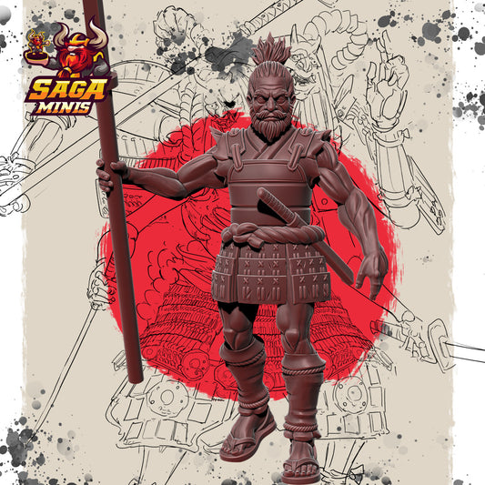 Japanese Lancer Soldier by Saga Miniatures